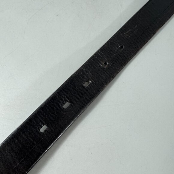 Brooks Brothers Mens Made in USA Genuine Leather Rectangular Buckle Belt, 36/90 main image 11